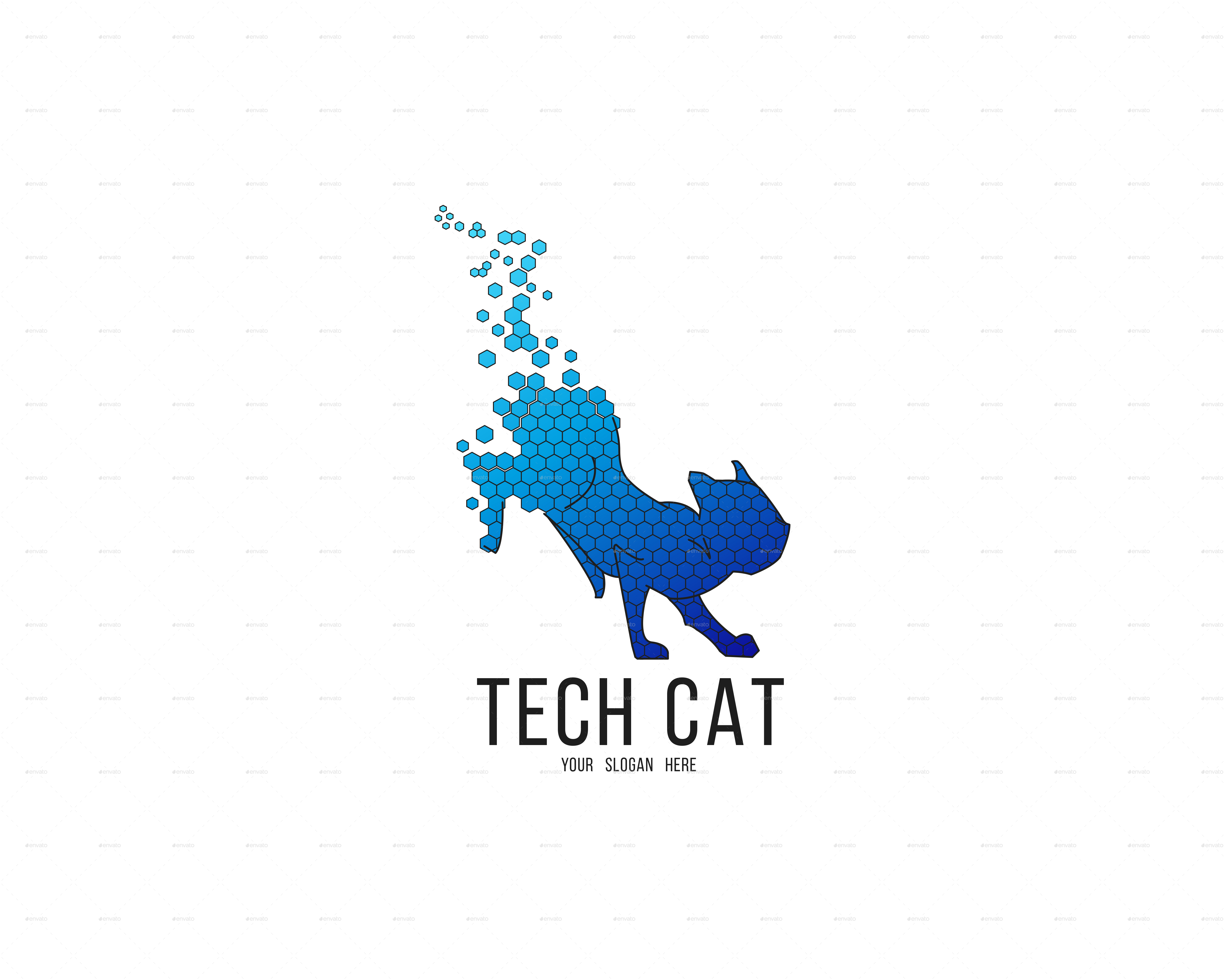TechCat Logo by PuzzlePanda GraphicRiver